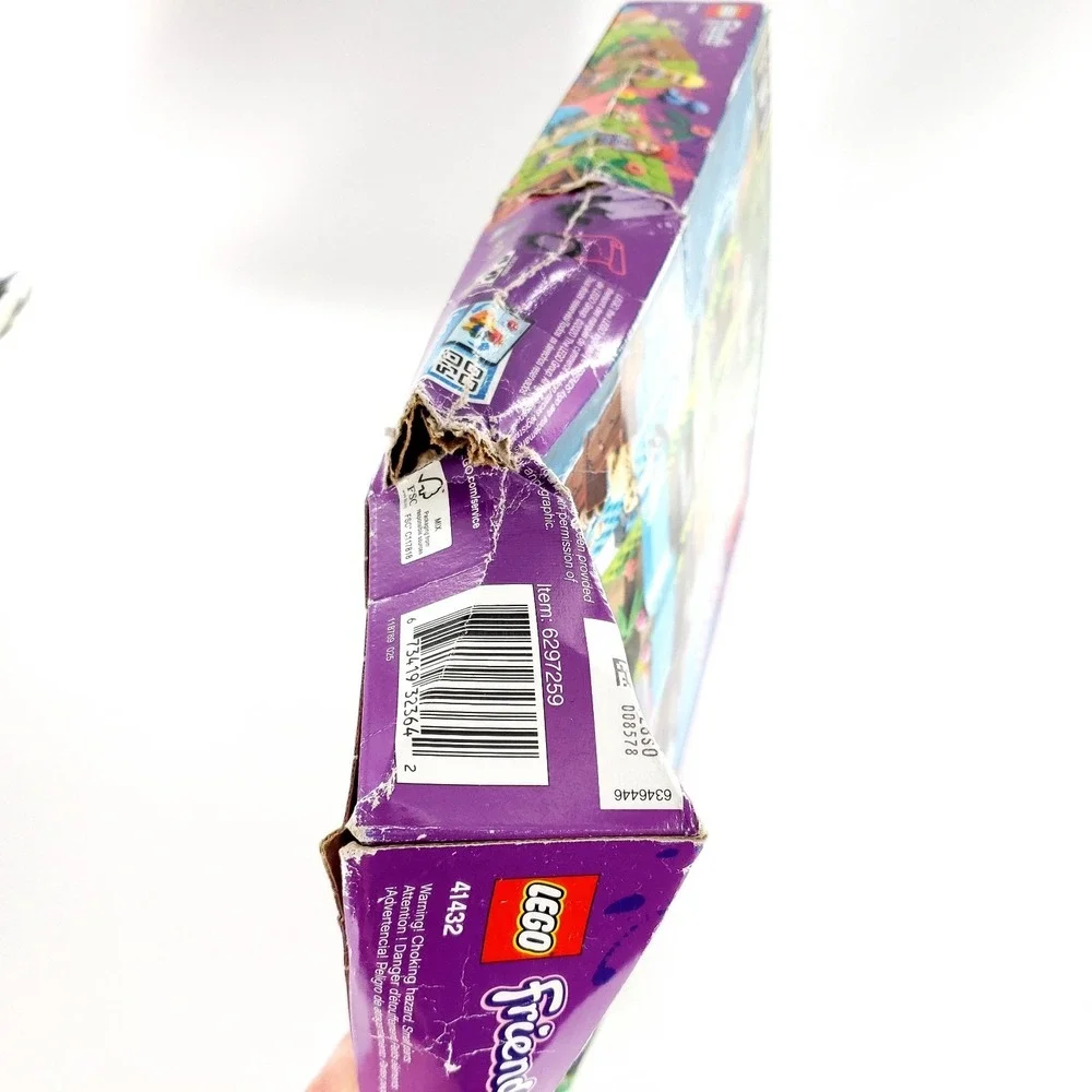 LEGO FRIENDS: Alpaca Mountain Jungle Rescue 41432 DAMAGED CRUSHED BOX New Sealed